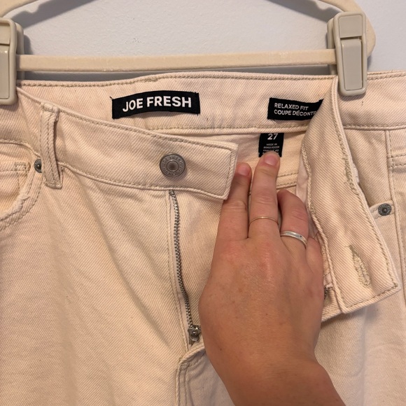 Ripped Jeans - Cream - Picture 2 of 3